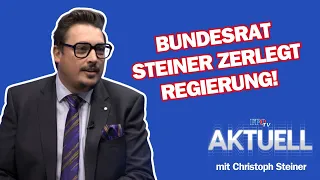 Bundesrat Steiner zerlegt Regierung - FPÖ TV Aktuell Interview mit Christoph Steiner