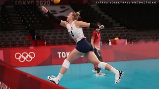 Michelle Bartsch-Hackley - Best Volleyball Actions | VNL 2021