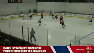 Lane Hutson With a Sublime Pass To David Reinbacher (Montreal Camp 2023)