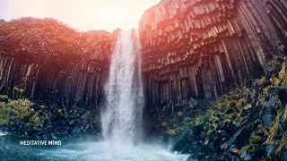 639 Hz Music with Waterfall Sounds || Soothe your Heart, Mind & Body || Solfeggio Frequency Music