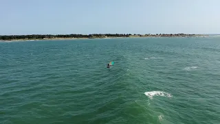 Wing Foil Freesurfing in France on a 7m wing