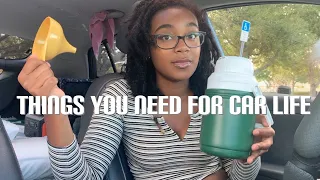 Living in a car | 5 most essential things! From cooking to bathing essentials