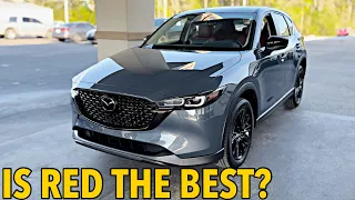 Carbon Edition | 2022 Mazda CX-5 With Red Leather