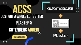 Automatic CSS 2.5.0 beta - ACSS acquires Plaster, adds Gutenberg support (first look)