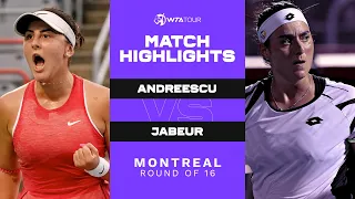 Ons Jabeur vs  Bianca Andreescu | 2021 Montreal Round of 16 | WTA Match Highlights