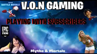 Vertical stream playing with subscribers #fortnite #ad #v1king