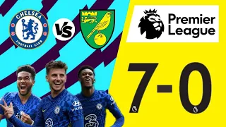 Goals Goals and more Goals| Chelsea vs Norwich|7-0 thriller