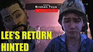 The Walking Dead:Season 4 Episode 3 "Broken Toys" Lee Everett Return Hinted - The Final Season