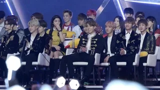 170114 방탄소년단 (BTS) 엑소대상축하, 가수석대기 [지민,뷔,슈가,랩몬,정국,진,제이홉] 직캠 Fancam (제31회 골든디스크 어워즈) by Mera