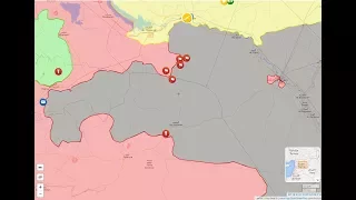 16 июля 2017. Военная обстановка в Сирии - смотрим карту в прямом эфире. Начало - в 21.35.