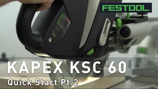 Making the First Cut: KSC 60 Cordless Sliding Compound Miter Saw