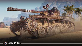 AMX 13 90 | Песчаная река – Встречный бой