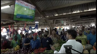 Fijian Attorney-General launches free Wi-Fi Hotspots & free Walesi TV platform at Labasa Market