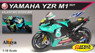 EP541 | VALENTINO ROSSI (2021) | YAMAHA YZR-M1 | ALTAYA | 1:18 SCALE | MOTOGP