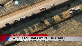 3 University of Wyoming swimmers killed in US 287 crash