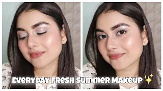QUICK & EASY DAYTIME SUMMER MAKEUP TUTORIAL | MAKEUP FOR OFFICE / COLLEGE 🌸