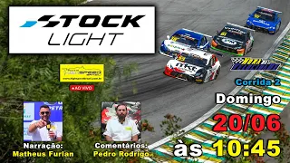 STOCK LIGHT | 3ª Etapa - Corrida 2 - Velocitta | Ao Vivo