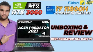 Acer Predator Helios 300 RTX 3060 | i7 11th Gen 11800H Review | Best Gaming Laptop in India | 2021