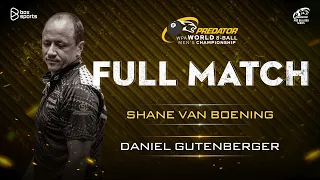 FULL MATCH | Shane Van Boening vs Daniel Gutenberger | WPA World 8-Ball Men's Championship 2023