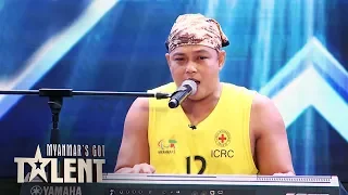 Win San Aung: Auditions | Myanmar's Got Talent 2019