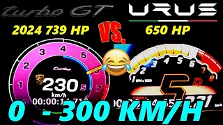 2024 Porsche Cayenne GT (739HP) vs Lamborghini Urus (650HP) - Drag Race, Financials, and Sound