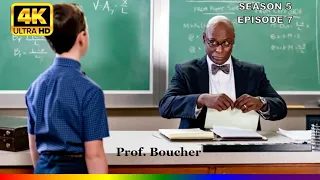 S05E07 Young Sheldon | For the first time ever, Sheldon struggled with his homework | Prof. Boucher