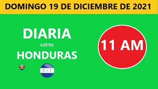 Diaria 11 am honduras loto costa rica La Nica hoy domingo 19 de diciembre de 2021 loto tiempos hoy