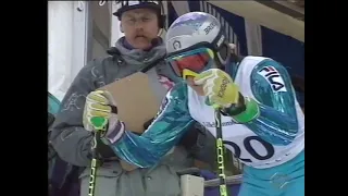 LILLEHAMMER 1994 Giant Slalom 2nd run  Alpine skiing, 1994 Winter Olympics