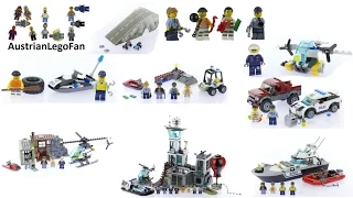 All Lego City Police / Prison Island Sets 2016 - Lego Speed Build Review