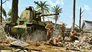 Japanese Tank Column Ambushed! | Gates of Hell Pacific War