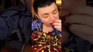 BRAISED PORK BELLY MUKBANG #MUKBANG #ASMREATING #PORKBELLY #PORKMUKBANG #MUKBANGNOTALKING #SHORTS