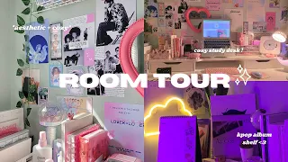 room tour 2022 ♡🧸 - kpop aesthetic & pinterest inspired (cozy, albums, prints, cute but realistic)