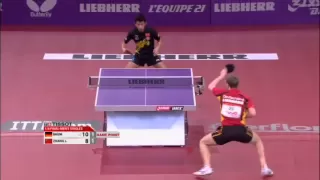 WTTC 2013 Highlights: Zhang Jike vs Patrick Baum (1/4 Final)