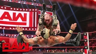 Lucha House Party vs. Lars Sullivan – 3-on-1 Elimination Handicap Match: Raw, June 10, 2019