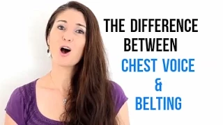 Freya's Singing Tips: What's The Difference Between CHEST VOICE & BELTING?