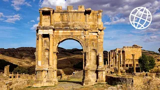 Roman Ruins in Algeria: Timgad, Djémila, Tiddis, Tipasa, Cherchell  [Amazing Places 4K]