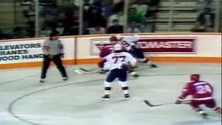 Sergei Makarov and KLM great first goal in Game 3 Canada Cup 1987