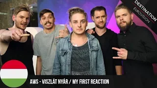 Eurovision 2018: Reaction #16 - HUNGARY (AWS)