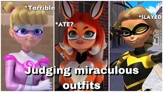 Rating miraculous costumes