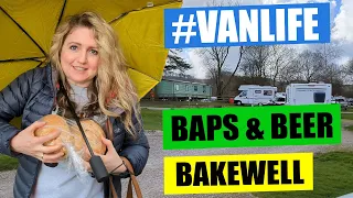 Van Life on a Camp Site Near a Brewery - Big Baps & Beer in Bakewell