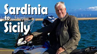 Motorradabenteuer Sardinien - Mit der Fähre von Cagliari nach Sizilien