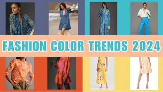 Fashion Color Trends Spring & Summer 2024 / Pantone Color Of The Year!