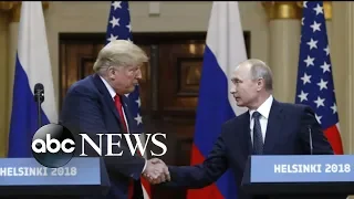 Trump says Putin 'extremely strong' in denial of election interference