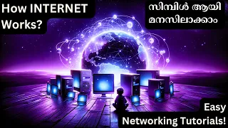 How Internet Works in Home? Explained in Malayalam | Broadband Internet Working  Networking Tutorial