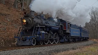 (HD) Reading and Northern 425: "Tamaqua Santa Specials" 12/20/2014