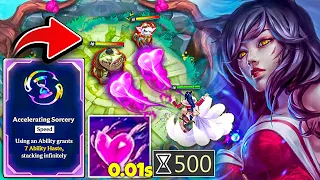 Ahri, but I have 500 Ability Haste and have no cooldowns! (CHARM EVERY SECOND) | 2v2v2v2