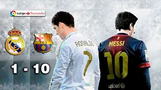 BARCELONA 10 - 1 REAL MADRID - CLASICO PARODIA / PREVIA - Goleada