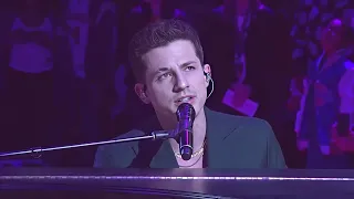 Tribute to Kobe Bryan. Charlie Puth and Wiz Khalifa "See You Again" at Lakers Half Time Show