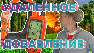 Как удаленно добавить собачий ошейник на охотничий навигатор Garmin Alpha 50 и Astro 430