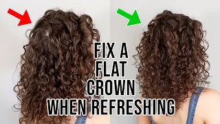 How to Fix a Flat Crown when Refreshing & Cover the Scalp